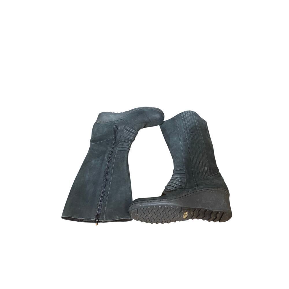 Keen leather wedge knee boot size 9.5